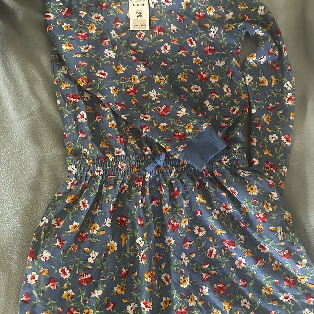 Ralph Lauren Blue Floral Dress